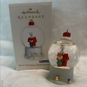 Hallmark Keepsake Snoopy Holiday Ornament - Red and White